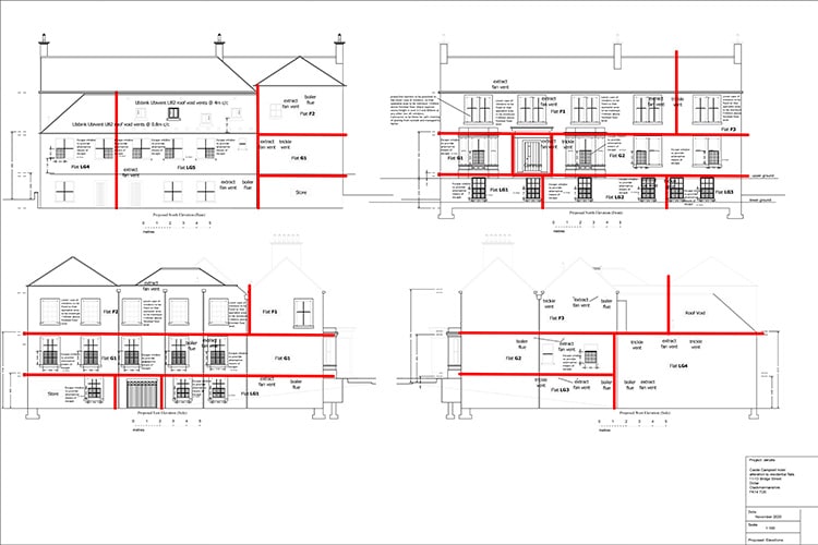 Architectural Services Scotland - Garage Conversion to Lounge & Living Area - Project